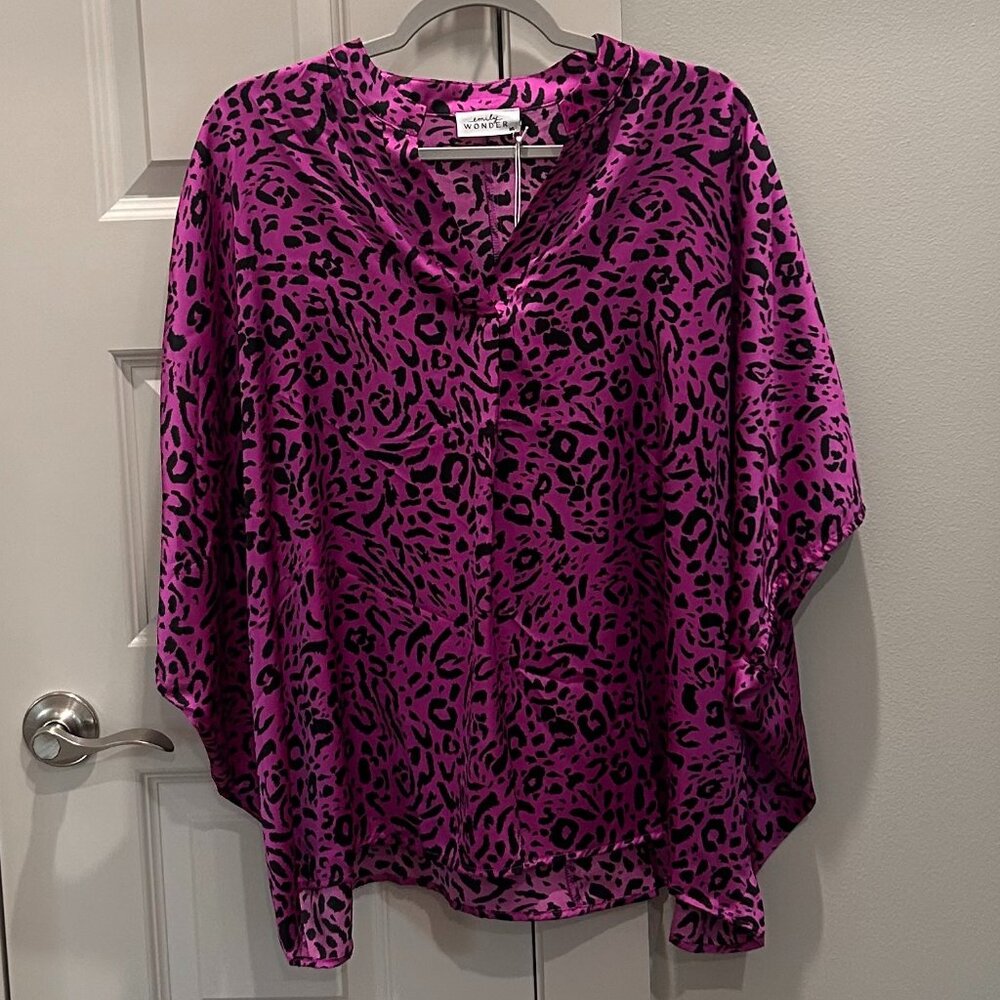 Emily Wonder Animal Print Blouse
